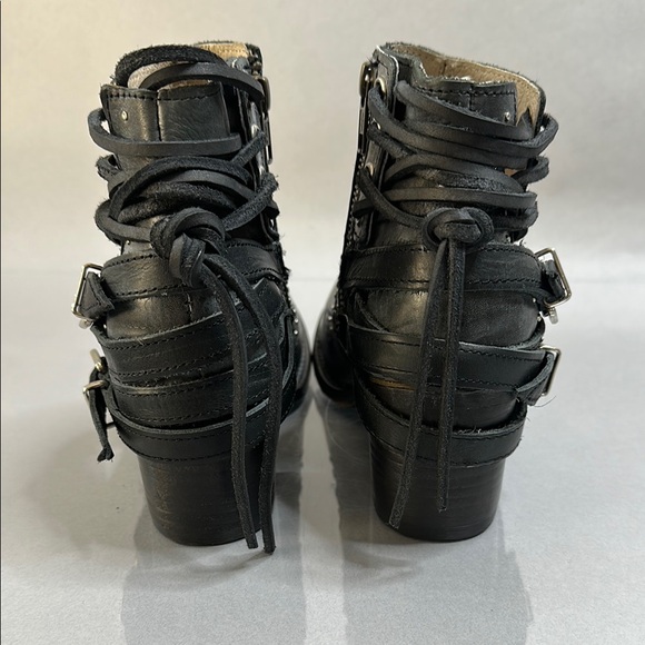 Freebird by Steven “Desert” Ankle | Black Cut-Out Booties | Size 8 (1548) - Picture 5 of 10